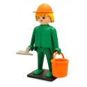 Playmobil - Statuette Nostalgia Collection Ouvrier Maçon 21 cm