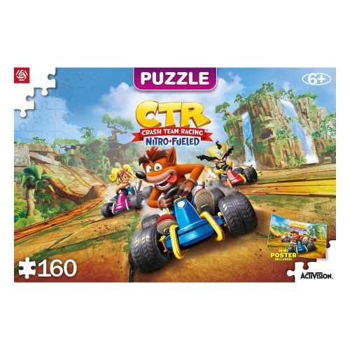 Crash Bandicoot - Puzzle Kids Team Racing Nitro-Fueled (160 pièces)