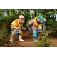 Les Tortues Ninja (Cartoon 1980) - Pack 2 figurines Vacation Bebop and Rocksteady 18 cm