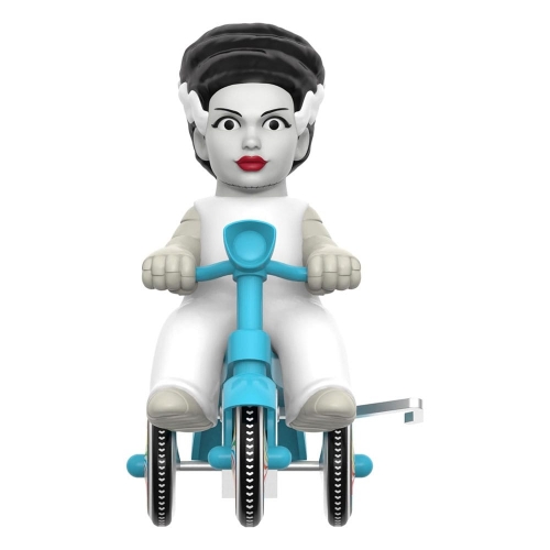 Universal Monsters - Figurine Super Cycles Bride of Frankenstein (White with Blue Trike) 13 cm