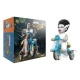 Universal Monsters - Figurine Super Cycles Bride of Frankenstein (White with Blue Trike) 13 cm