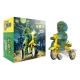 Universal Monsters - Figurine Super Cycles La Créature du Lagon Noir (Dark Green with Yellow Trike) 13 cm