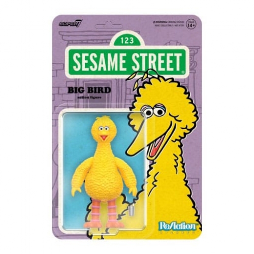 1, Rue Sésame - Figurine ReAction Big Bird 10 cm