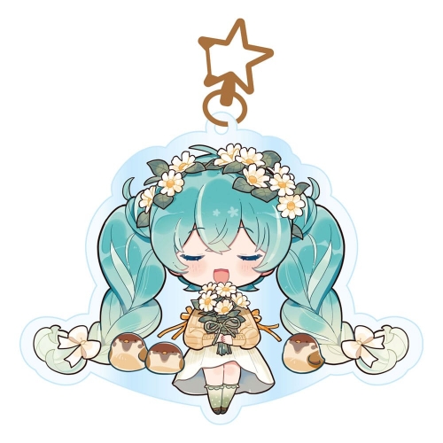 Hatsune Miku - Porte-clés acrylique Kawaii Autumn Time