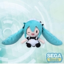 Hatsune Miku Project Diva Arcade - Peluche Fuwa Petit Mini Miku Maid Ver. (EX) 16 cm