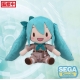 Hatsune Miku - Peluche Fuwa Petit Hatsune Miku Going Out Series Zoo Ver. M 22 cm