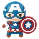 Captain America - Aimant 3D Captain America