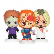 Chucky - Pack 3 figurines caoutchouc Pokis Chucky 7 cm