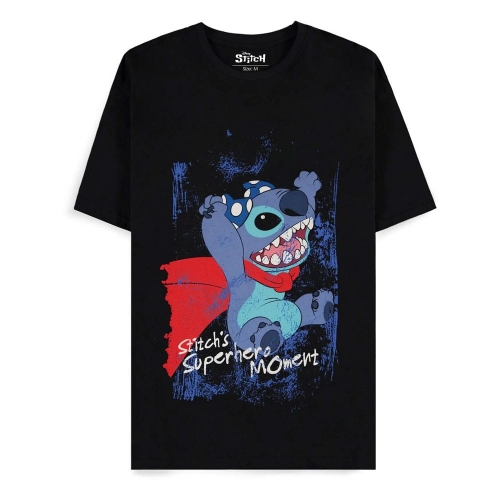 Lilo & Stitch - T-Shirt Superhero Black 