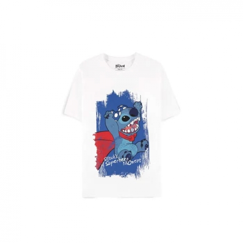 Lilo & Stitch - T-Shirt Superhero White