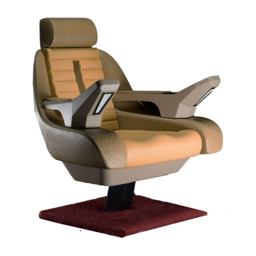 Star Trek : La Nouvelle Génération - Réplique 1/6 Enterprise-D Captain's Chair 19 cm