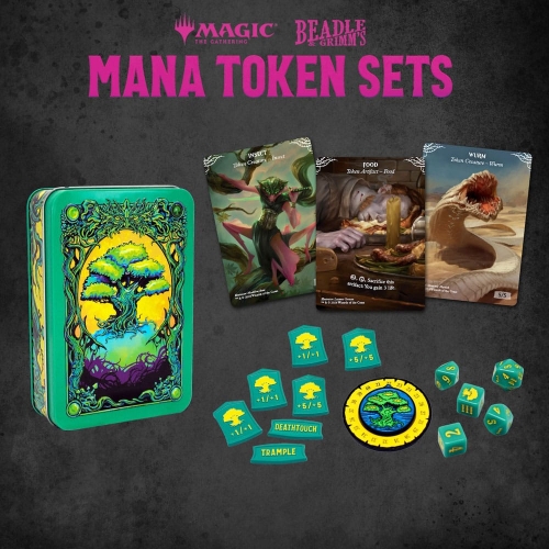 Magic the Gathering - Dice and Token Pack Green Mana