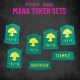 Magic the Gathering - Dice and Token Pack Green Mana