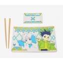 Hunter x Hunter - Plaque Sushi et baguettes en céramique Gon & Killua