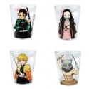 Demon Slayer - Pack 4 verres à shot Groupe 59 ml