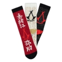 Assassin's Creed Shadows - Pack 3 paires de chaussettes Crew 43-46