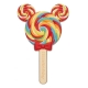 Disney - Aimant Soft Touch Mickey Lollipop Red