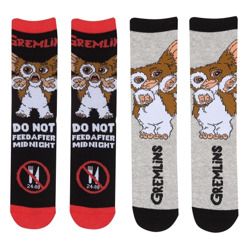 Gremlins - Pack 2 paires de chaussettes Gizmo S-M