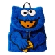 1, Rue Sésame - Mini sac à dos Plush Cookie Monster by Loungefly