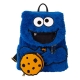 1, Rue Sésame - Mini sac à dos Plush Cookie Monster by Loungefly