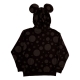 Disney - Sweat à capuche Unisexe Minnie Rocks the Dots Florals By Loungefly