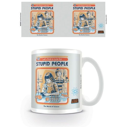 Steven Rhodes - Mug Let's Find A Cure For Stupid People