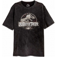 Jurassic Park - T-Shirt Scratched Logo Jurassic Park