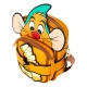 Disney - Sac à bandoulière 75ème Anniversaire Gus Crossbuddies By Loungefly