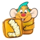 Disney - Sac à bandoulière 75ème Anniversaire Gus Crossbuddies By Loungefly