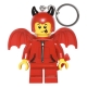 LEGO - Porte-clés lumineux mini figurine LEGO Little Devil 8 cm