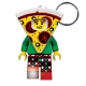 LEGO - Porte-clés lumineux LEGO Pizza 8 cm