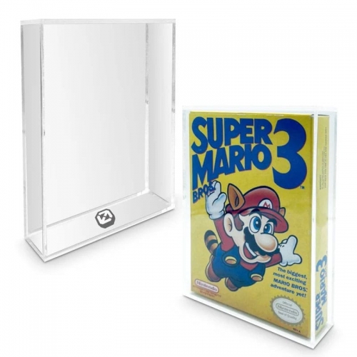 Nintendo - Pack 2 boîtes de protection en acrylique pour jeux NES Games