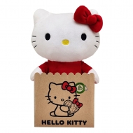 Hello Kitty - Peluche Hello Kitty en robe rouge 24 cm