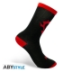 World Of Warcraft - Paire de Chaussettes Horde Noire & Rouge