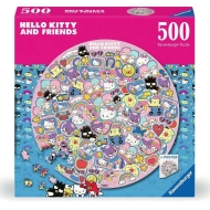 Hello Kitty - Puzzle rond Hello Kitty and Friends (500 pièces)