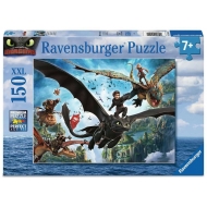 Dragons - Puzzle pour enfants XXL Dragons & Heroes (150 pièces)