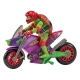 Tales of the Teenage Mutant Ninja Turtles - Figurine avec véhicule Raphael & Purple Dragon 12 cm