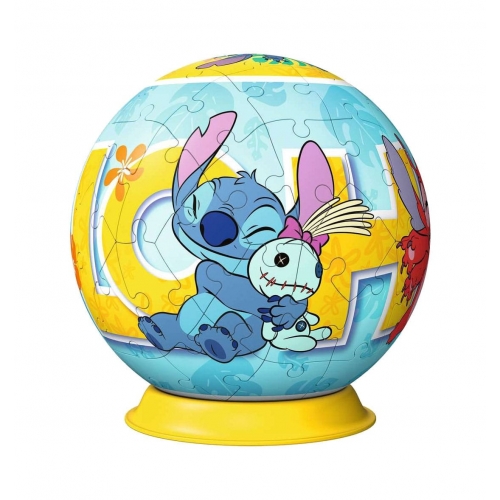 Lilo & Stitch - Puzzle 3D Puzzle-Ball Stitch (73 pièces)