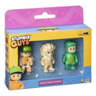 Stumble Guys - Boîte de 3 figurines à collectionner Inside Out + Kiara + T-Rex Guy