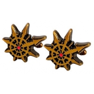 Warhammer 40k - Boutons de manchette Chaos