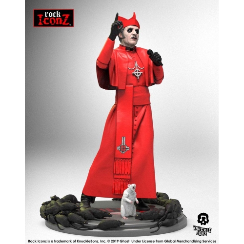 Ghost - Statuette Rock Iconz Cardinal Copia (Red Cassock) 22 cm