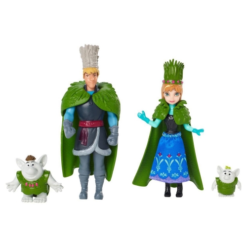 La Reine des neiges - Pack 2 poupées Troll Wedding