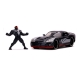 Marvel Spider-Man - Réplique métal 1/24 Hollywood Rides Dodge Viper SRT10 2008 avec figurine