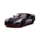 Marvel Spider-Man - Réplique métal 1/24 Hollywood Rides Dodge Viper SRT10 2008 avec figurine