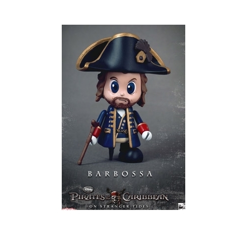 Pirates des Caraïbes - La Fontaine de Jouvence figurine Cosbaby série S Barbossa 8 cm