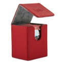 Ultimate Guard - Boîte pour cartes Flip Deck Case 100+ taille standard XenoSkin Rouge