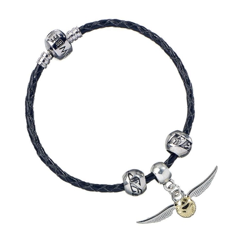 Harry Potter - Bracelet cuir pour breloques Slider Charm Quidditch