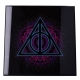 Harry Potter - Décoration murale Crystal Clear Picture Deathly Hallows 32 x 32 cm