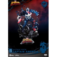 Marvel Comics - Diorama D-Stage Maximum Venom Captain America Special Edition 16 cm