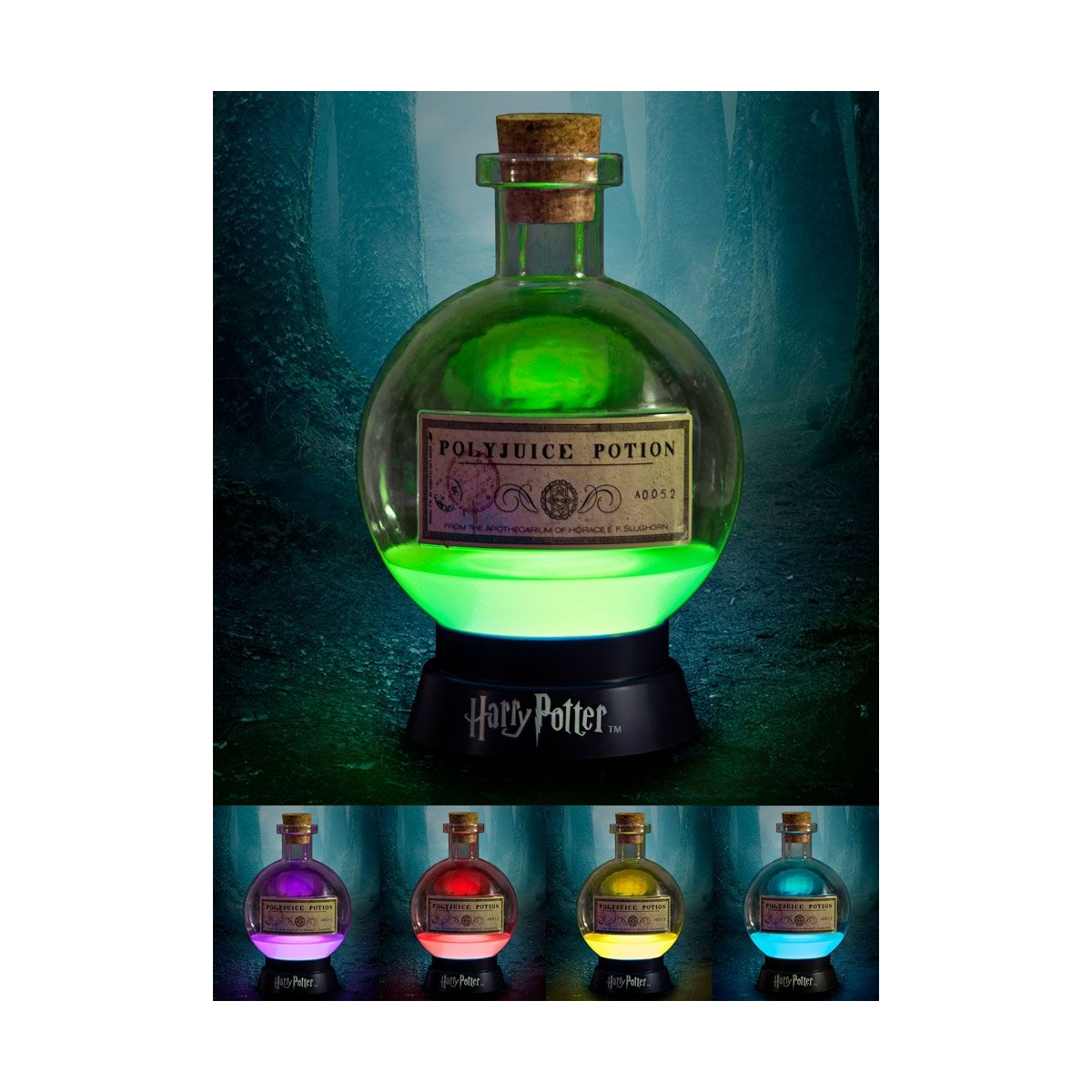 Lampe Harry Potter fiole magique Polynectar
